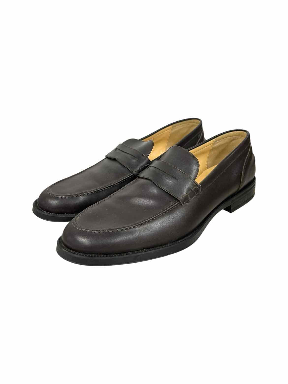 SOLARI Dark Brown men's shoe size 13 front side view