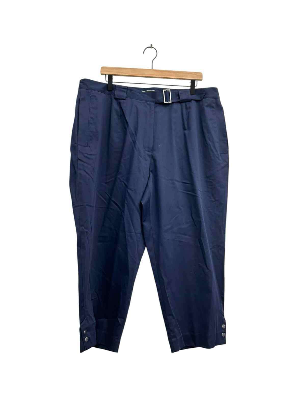 LIZ GOLF navy women's size 18W pants front view