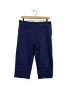 KIM ROGERS NAVY women size 12P capris front view