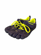 VIBRAM PUR/NEON GRN women's toe shoes size 8.5