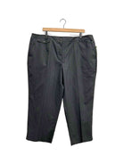 LIZ GOLF women's size 18W black and dark gray striped pants