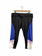 PRO PLAYER black blue white women's XL capris