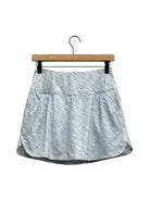 PUMA LT BLU/NVY squares women's skort size S